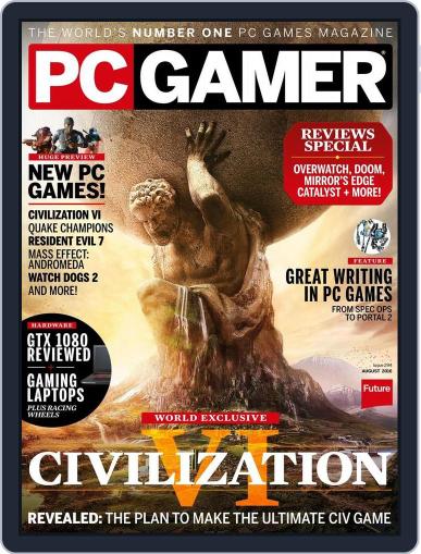 PC Gamer United Kingdom June 30th, 2016 Digital Back Issue Cover
