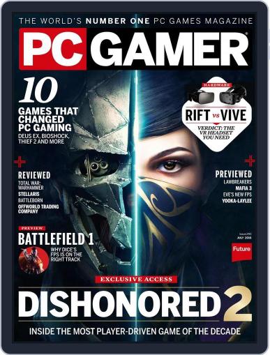 PC Gamer United Kingdom June 2nd, 2016 Digital Back Issue Cover