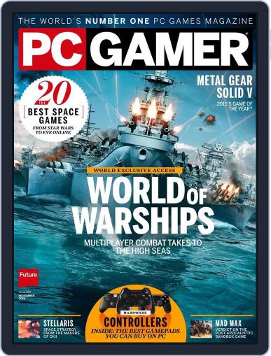 PC Gamer United Kingdom September 23rd, 2015 Digital Back Issue Cover