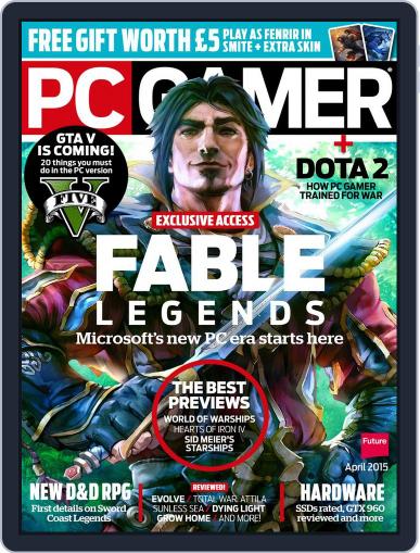 PC Gamer United Kingdom March 11th, 2015 Digital Back Issue Cover