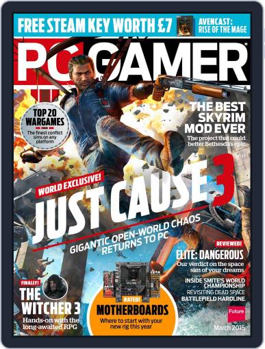 PC Gamer United Kingdom February 19th, 2015 Digital Back Issue Cover