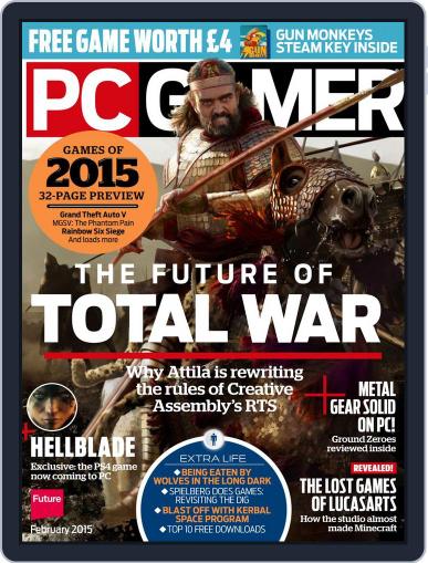 PC Gamer United Kingdom January 15th, 2015 Digital Back Issue Cover