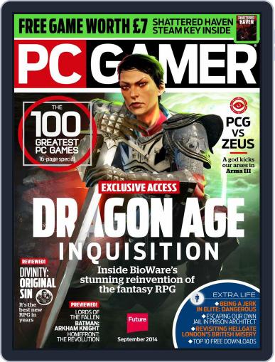PC Gamer United Kingdom July 30th, 2014 Digital Back Issue Cover