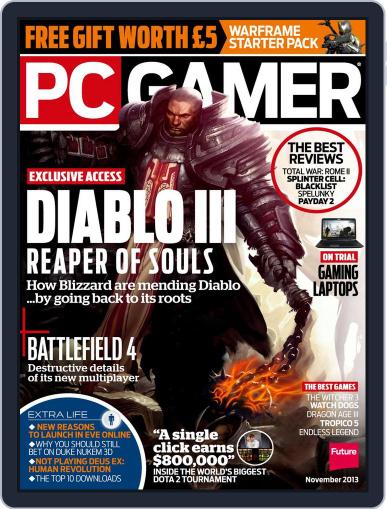 PC Gamer United Kingdom September 25th, 2013 Digital Back Issue Cover