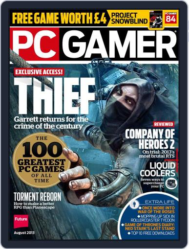 PC Gamer United Kingdom July 3rd, 2013 Digital Back Issue Cover
