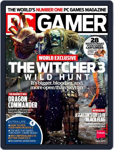 PC Gamer United Kingdom March 13th, 2013 Digital Back Issue Cover