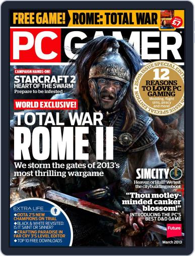 PC Gamer United Kingdom February 13th, 2013 Digital Back Issue Cover