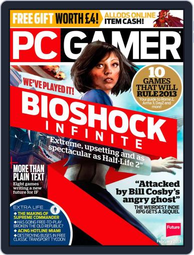 PC Gamer United Kingdom January 14th, 2013 Digital Back Issue Cover