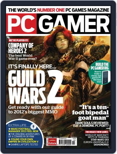 PC Gamer United Kingdom September 3rd, 2012 Digital Back Issue Cover