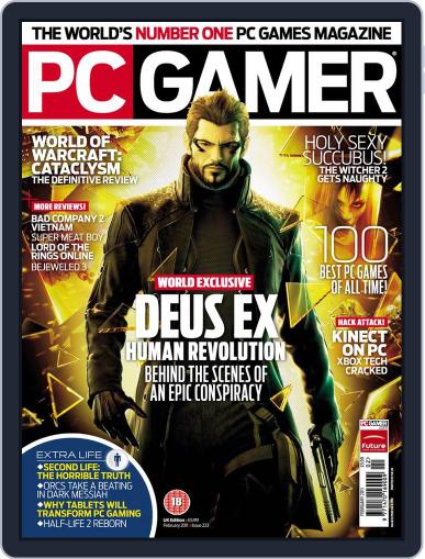 PC Gamer United Kingdom January 18th, 2011 Digital Back Issue Cover