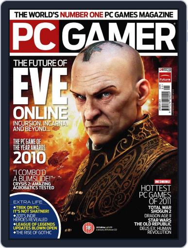PC Gamer United Kingdom December 22nd, 2010 Digital Back Issue Cover