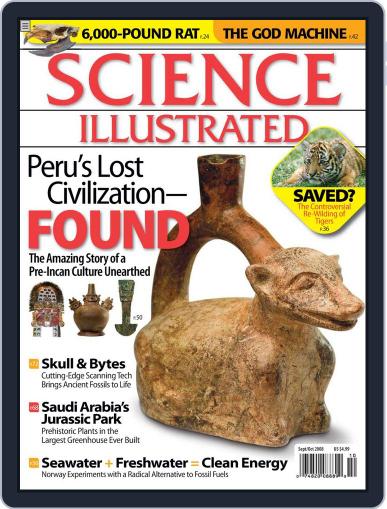 Science Illustrated September 1st, 2008 Digital Back Issue Cover