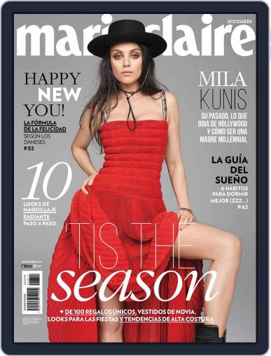 Marie Claire México December 1st, 2017 Digital Back Issue Cover