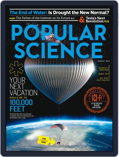 Popular Science August 1st, 2015 Digital Back Issue Cover
