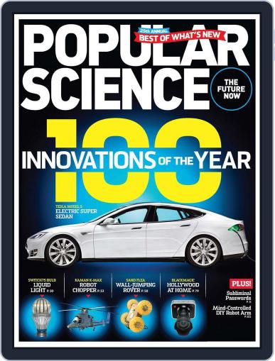 Popular Science November 9th, 2012 Digital Back Issue Cover