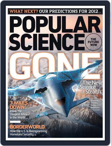 Popular Science December 9th, 2011 Digital Back Issue Cover