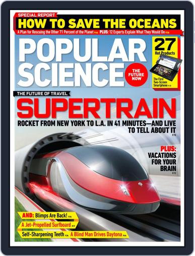 Popular Science April 8th, 2011 Digital Back Issue Cover