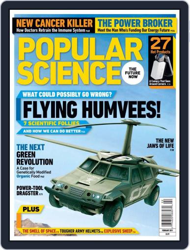 Popular Science January 14th, 2011 Digital Back Issue Cover