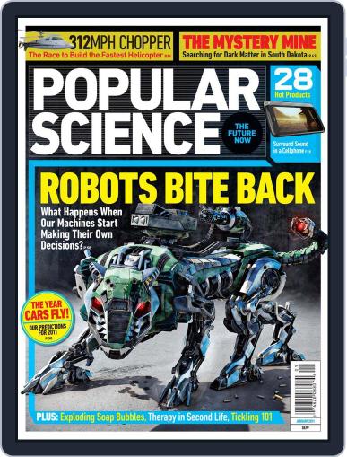 Popular Science December 10th, 2010 Digital Back Issue Cover