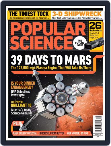Popular Science October 4th, 2010 Digital Back Issue Cover