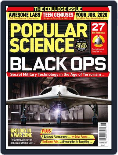 Popular Science August 9th, 2010 Digital Back Issue Cover