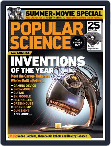 Popular Science May 10th, 2010 Digital Back Issue Cover