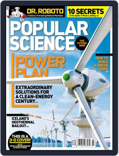 Popular Science June 16th, 2009 Digital Back Issue Cover