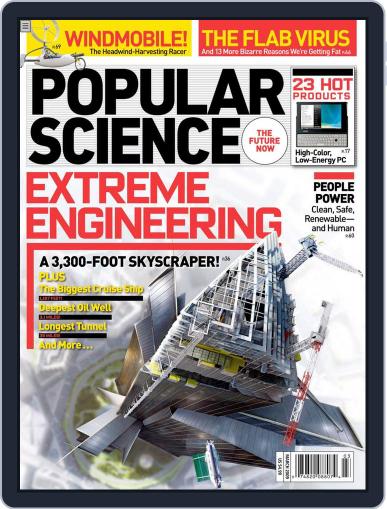 Popular Science February 9th, 2009 Digital Back Issue Cover