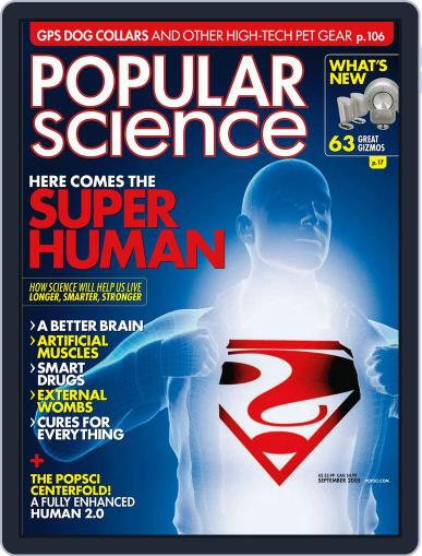 Popular Science August 16th, 2005 Digital Back Issue Cover