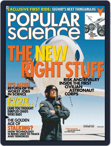 Popular Science October 19th, 2004 Digital Back Issue Cover