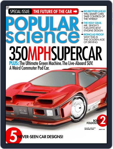 Popular Science August 19th, 2004 Digital Back Issue Cover