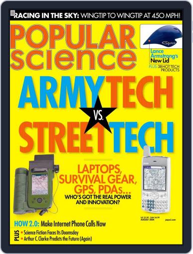 Popular Science July 13th, 2004 Digital Back Issue Cover