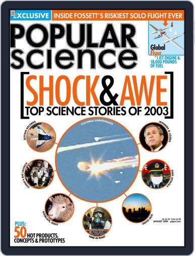 Popular Science December 16th, 2003 Digital Back Issue Cover