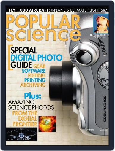 Popular Science July 15th, 2003 Digital Back Issue Cover