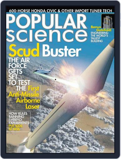 Popular Science March 4th, 2003 Digital Back Issue Cover