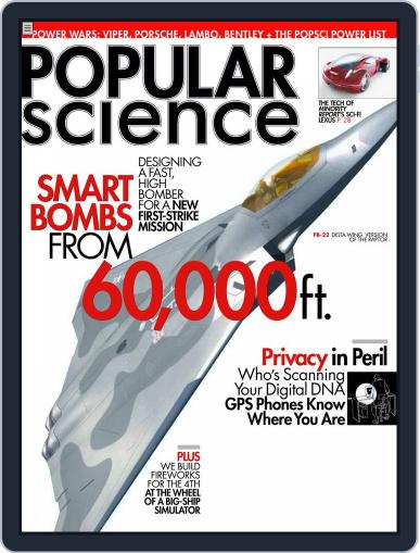 Popular Science July 31st, 2002 Digital Back Issue Cover