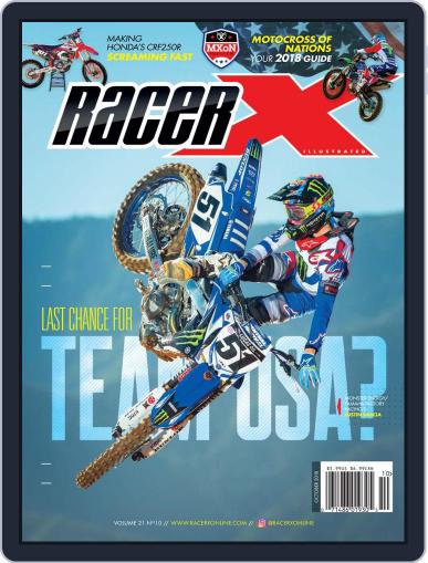 Racer X Illustrated October 1st, 2018 Digital Back Issue Cover