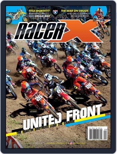 Racer X Illustrated September 1st, 2018 Digital Back Issue Cover