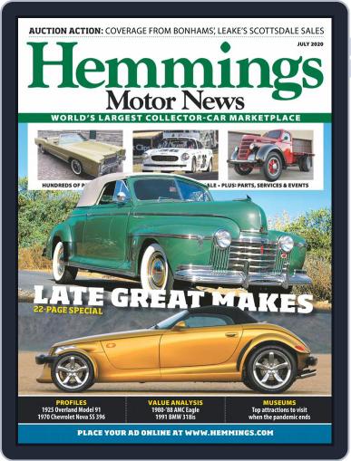 Hemmings Motor News (Digital) July 1st, 2020 Issue Cover