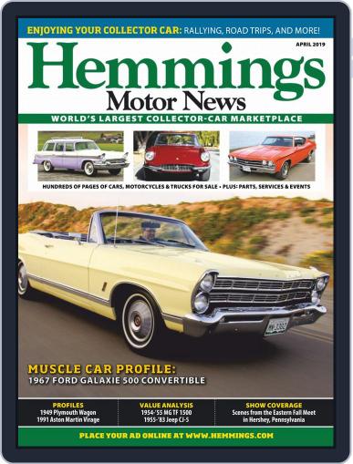 Hemmings Motor News April 1st, 2019 Digital Back Issue Cover