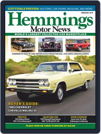 Hemmings Motor News February 1st, 2019 Digital Back Issue Cover