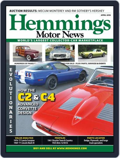Hemmings Motor News April 1st, 2018 Digital Back Issue Cover