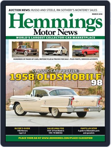 Hemmings Motor News March 1st, 2018 Digital Back Issue Cover