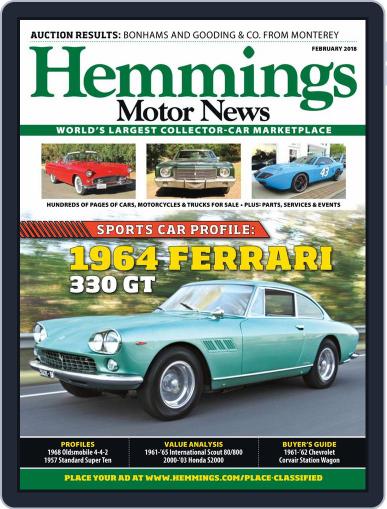Hemmings Motor News February 1st, 2018 Digital Back Issue Cover