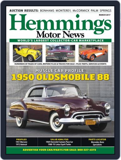 Hemmings Motor News March 1st, 2017 Digital Back Issue Cover