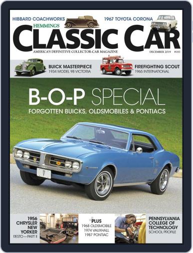 Hemmings Classic Car December 1st, 2019 Digital Back Issue Cover