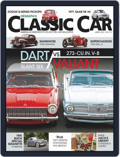Hemmings Classic Car April 1st, 2019 Digital Back Issue Cover