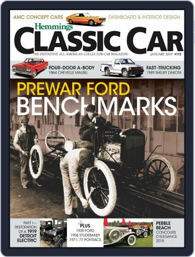 Hemmings Classic Car January 1st, 2019 Digital Back Issue Cover