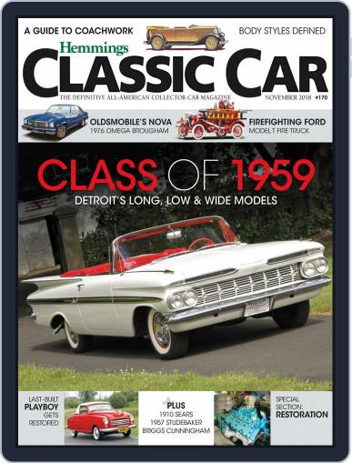 Hemmings Classic Car November 1st, 2018 Digital Back Issue Cover