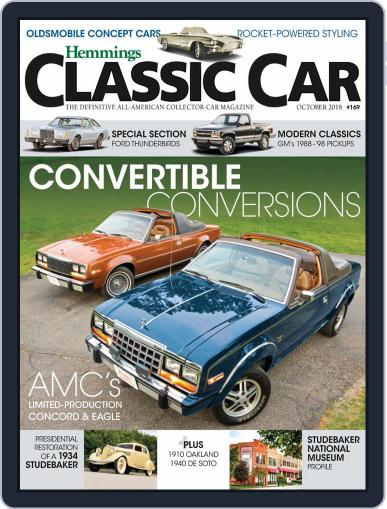 Hemmings Classic Car October 1st, 2018 Digital Back Issue Cover